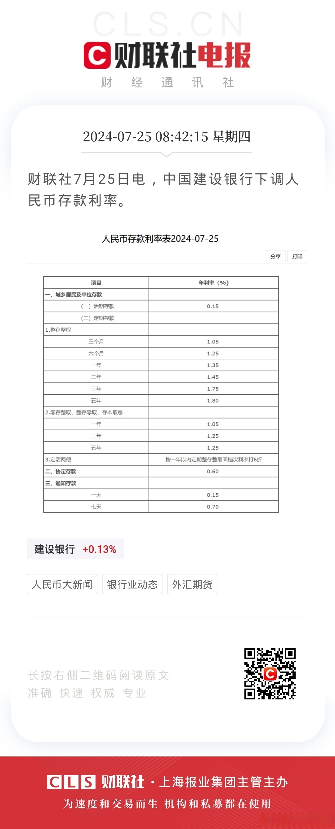 利率自律成员最新名单：15家核心银行不变 基础成员减少63家