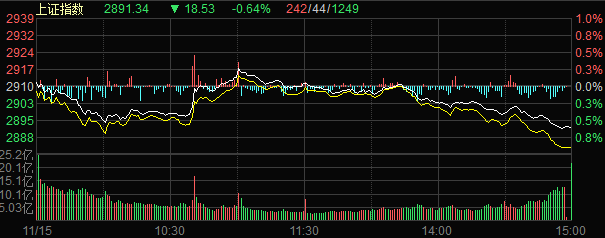 收评：沪指4连跌失守2900点，银行、石油等板块走弱，券商股逆市上扬