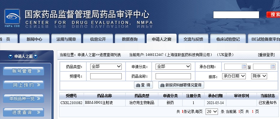 博瑞生物：沙美特罗替卡松吸入粉雾剂获得药物临床试验批准