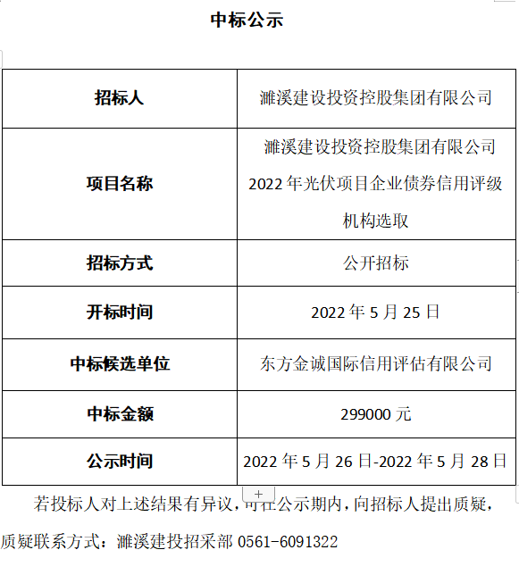 滑县投资集团评级发债、市场化改革咨询服务项目招标