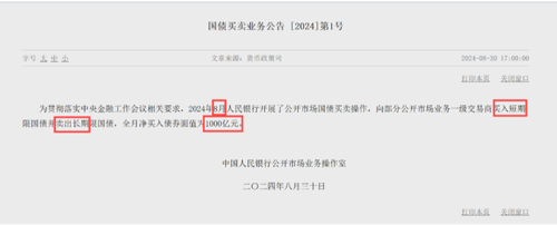 央行公告！净买入2000亿元