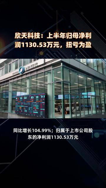 蓝科高新：上半年净利润2094.63万元，同比扭亏为盈