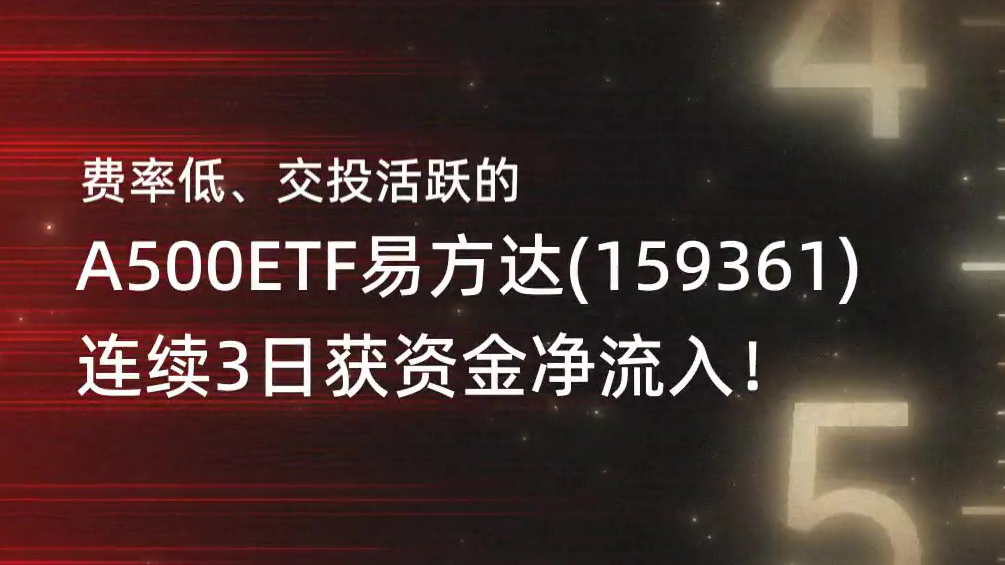 A股主要指数集体上扬，超4200只个股上涨，关注A500ETF易方达（159361）投资价值